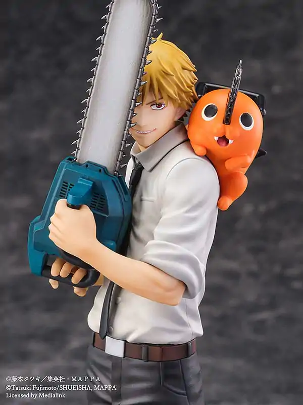 Chainsaw Man Luminasta PVC Statue 1/7 Denji & Pochita 24 cm termékfotó