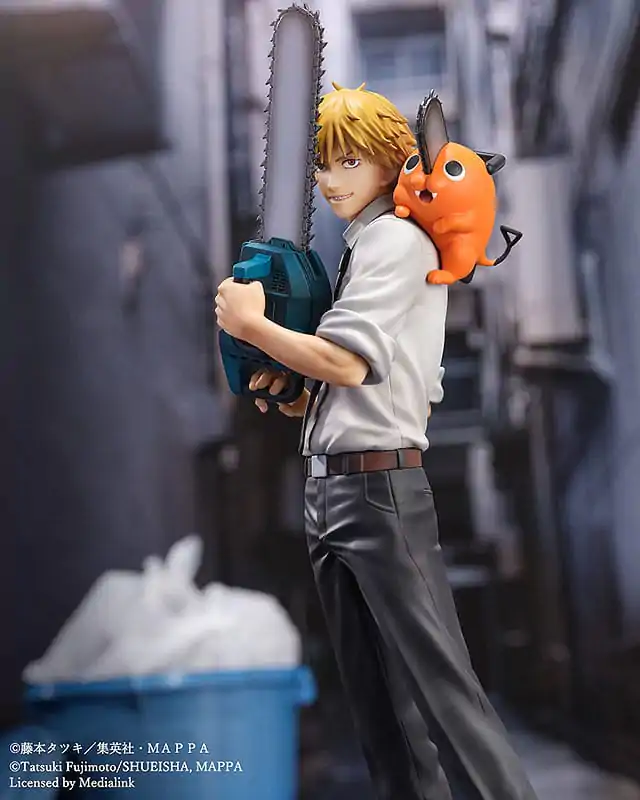 Chainsaw Man Luminasta PVC Statue 1/7 Denji & Pochita 24 cm termékfotó