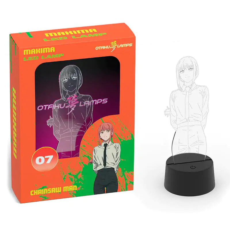 Chainsaw Man Makima LED-Lampe 20cm Produktfoto