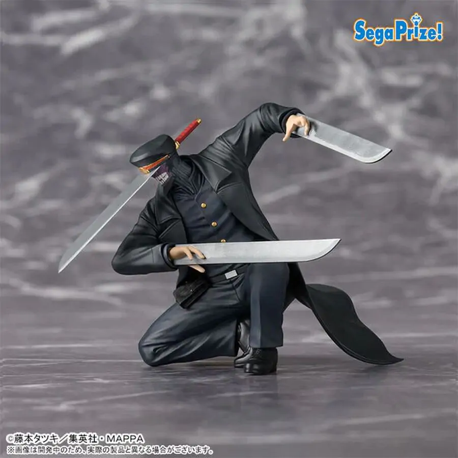 Chainsaw Man PM Perching PVC-Statue Samurai-Schwert 12 cm Produktfoto