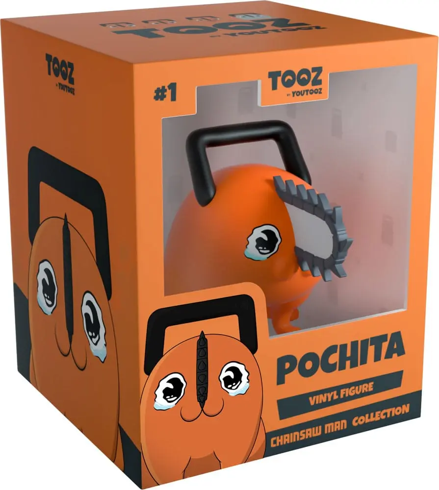 Chainsaw Man Vinyl Figur Pochita Crying 6 cm Produktfoto
