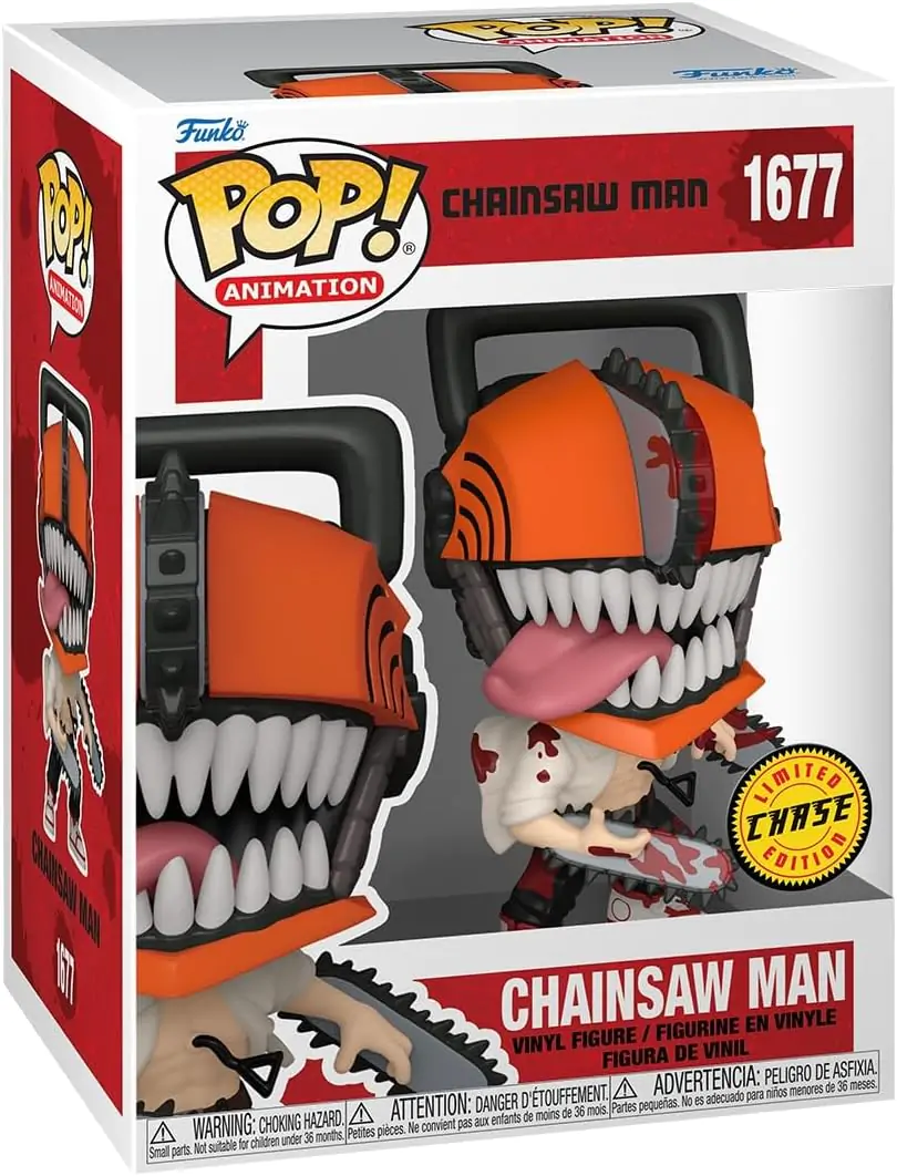 Chainsaw Man POP! Animation Vinyl Figur Chainsaw Man 9 cm Chase termékfotó