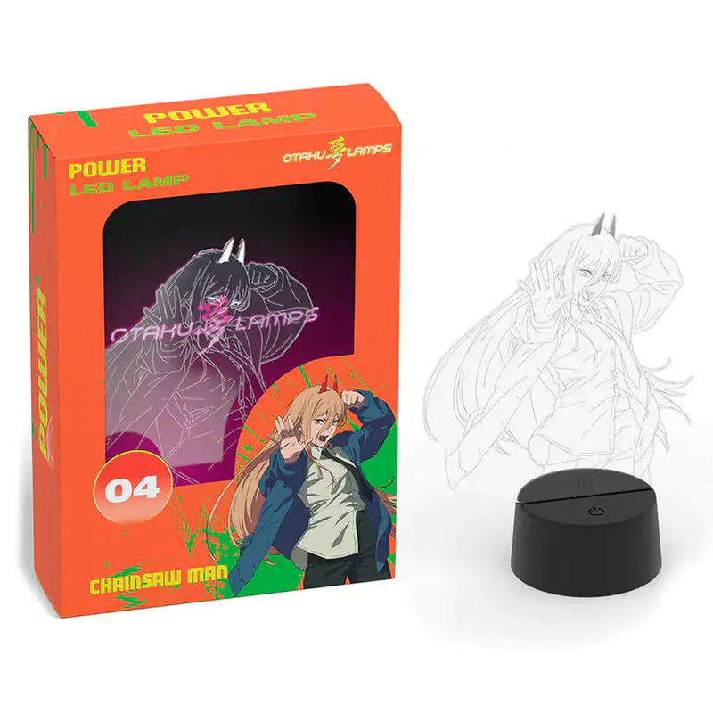Chainsaw Man Power LED-Lampe 20cm Produktfoto
