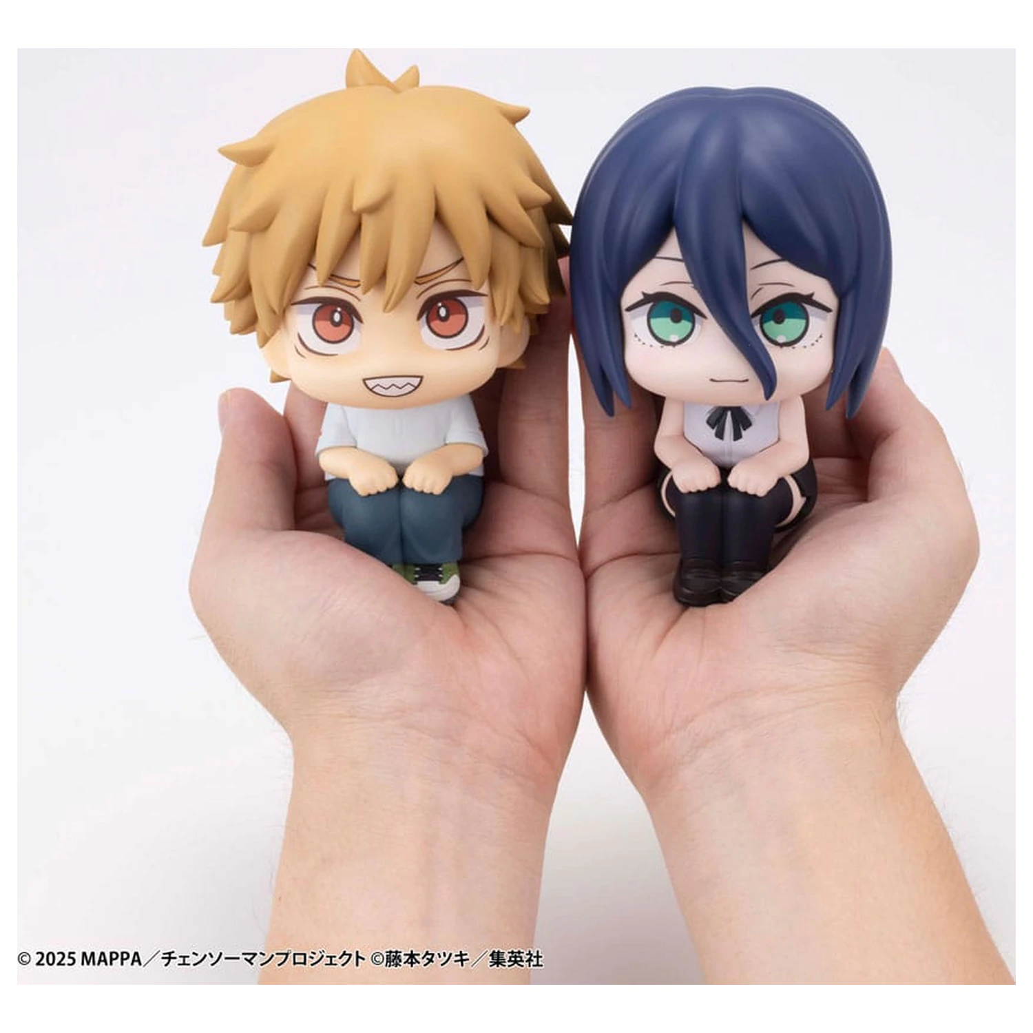 Chainsaw Man The Movie: Reze Arc Look Up PVC Statuen Denji & Reze Set (mit Geschenk) 11 cm Produktfoto