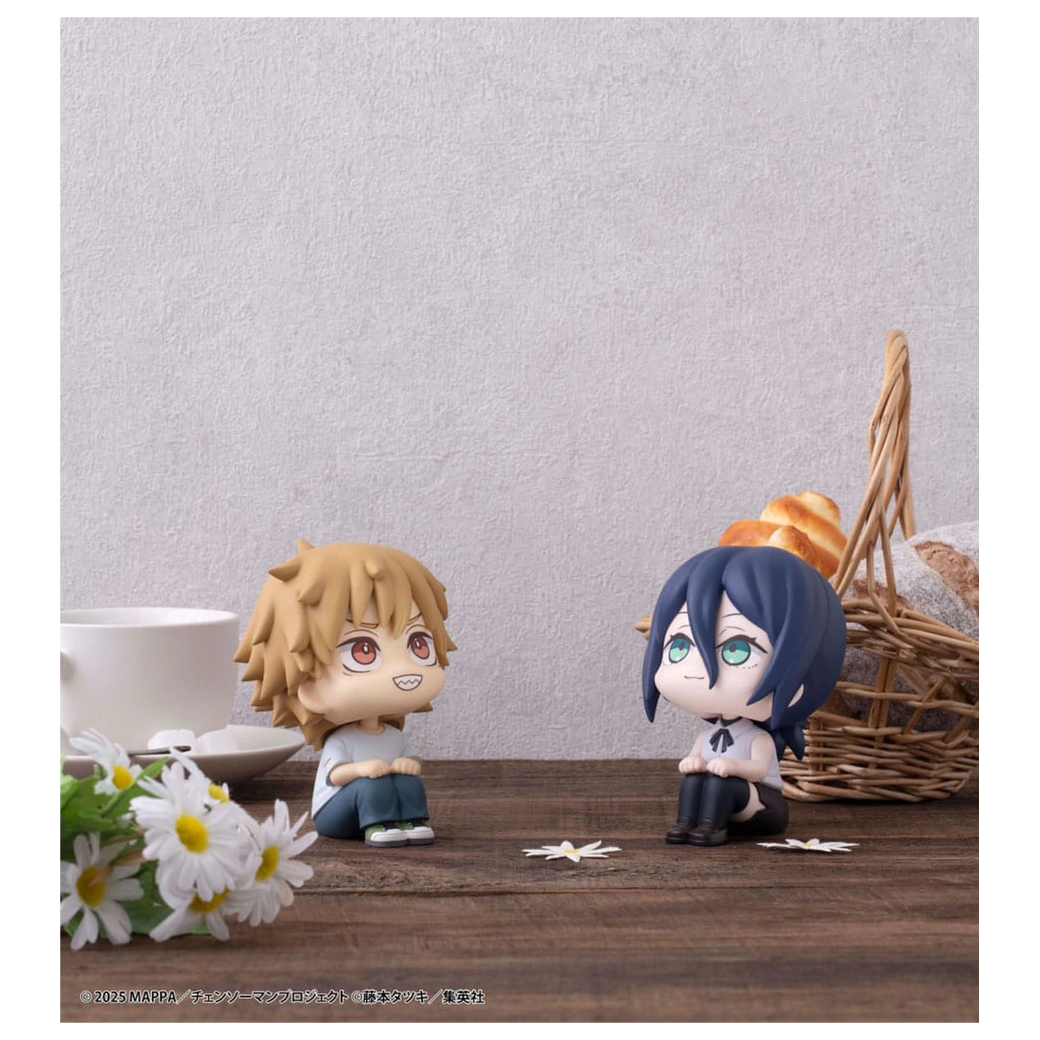 Chainsaw Man The Movie: Reze Arc Look Up PVC Statuen Denji & Reze Set (mit Geschenk) 11 cm Produktfoto