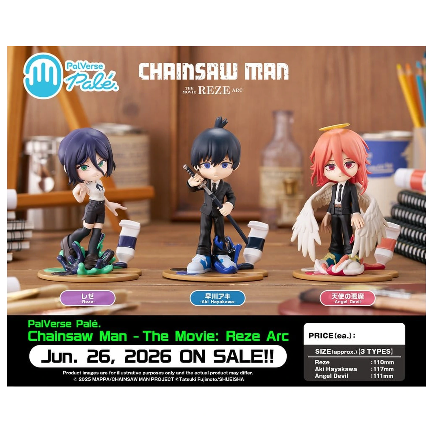 Chainsaw Man The Movie: Reze Arc PalVerse PVC Statue Angel Devil 11 cm Produktfoto