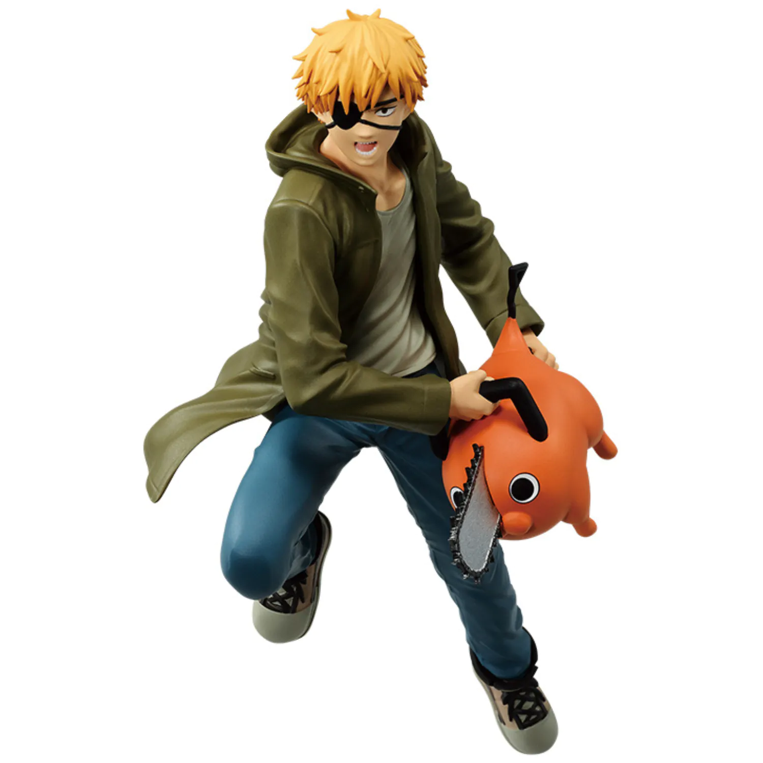 Chainsaw Man Vibration Star Denji & Pochita Figur 14cm Produktfoto