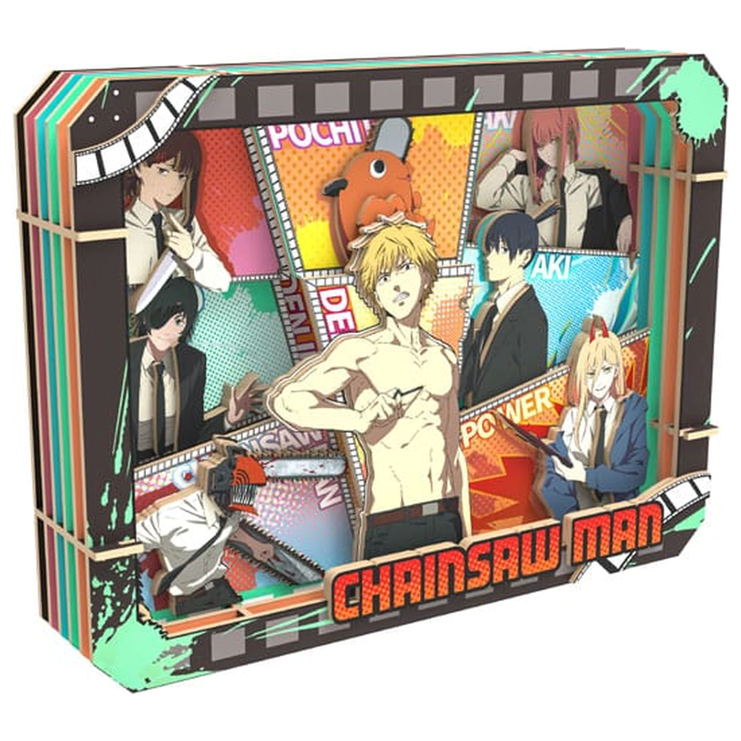 Chainsaw Man Modelbausatz Wooden Gallery (L) Charaters United Produktfoto
