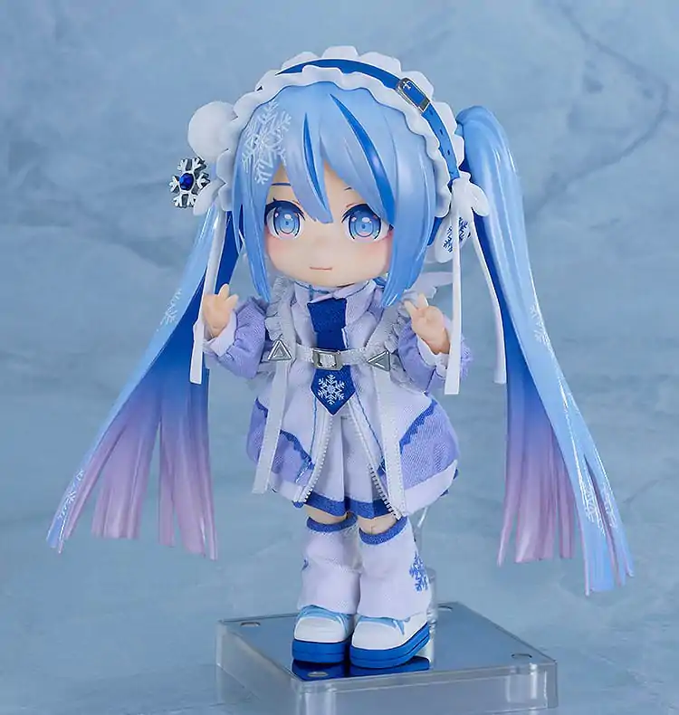 Character Vocal Series 01: Hatsune Miku Nendoroid Doll Actionfigur Snow Miku: Yukiiro Pop Ver. 14 cm Produktfoto
