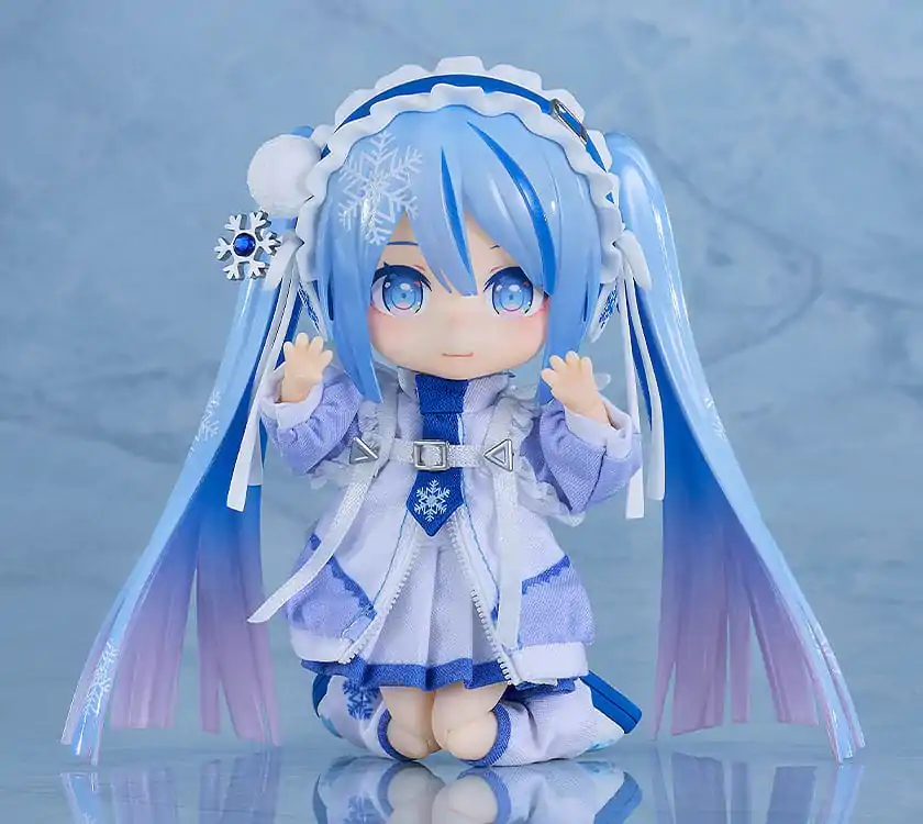 Character Vocal Series 01: Hatsune Miku Nendoroid Doll Actionfigur Snow Miku: Yukiiro Pop Ver. 14 cm Produktfoto