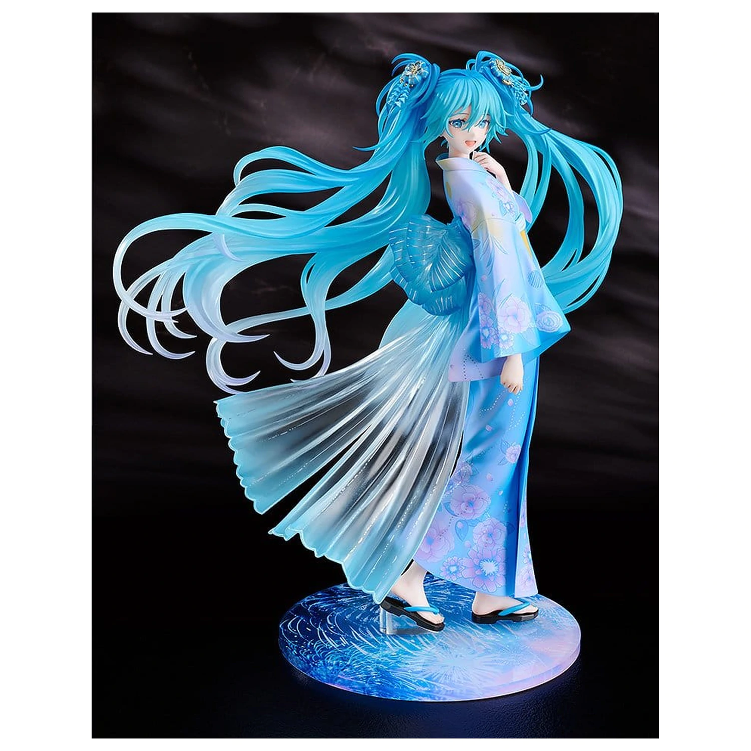 Character Vocal Series 01: Hatsune Miku PVC Figur 1/7 Music & Fire Works Ver. 23 cm Produktfoto