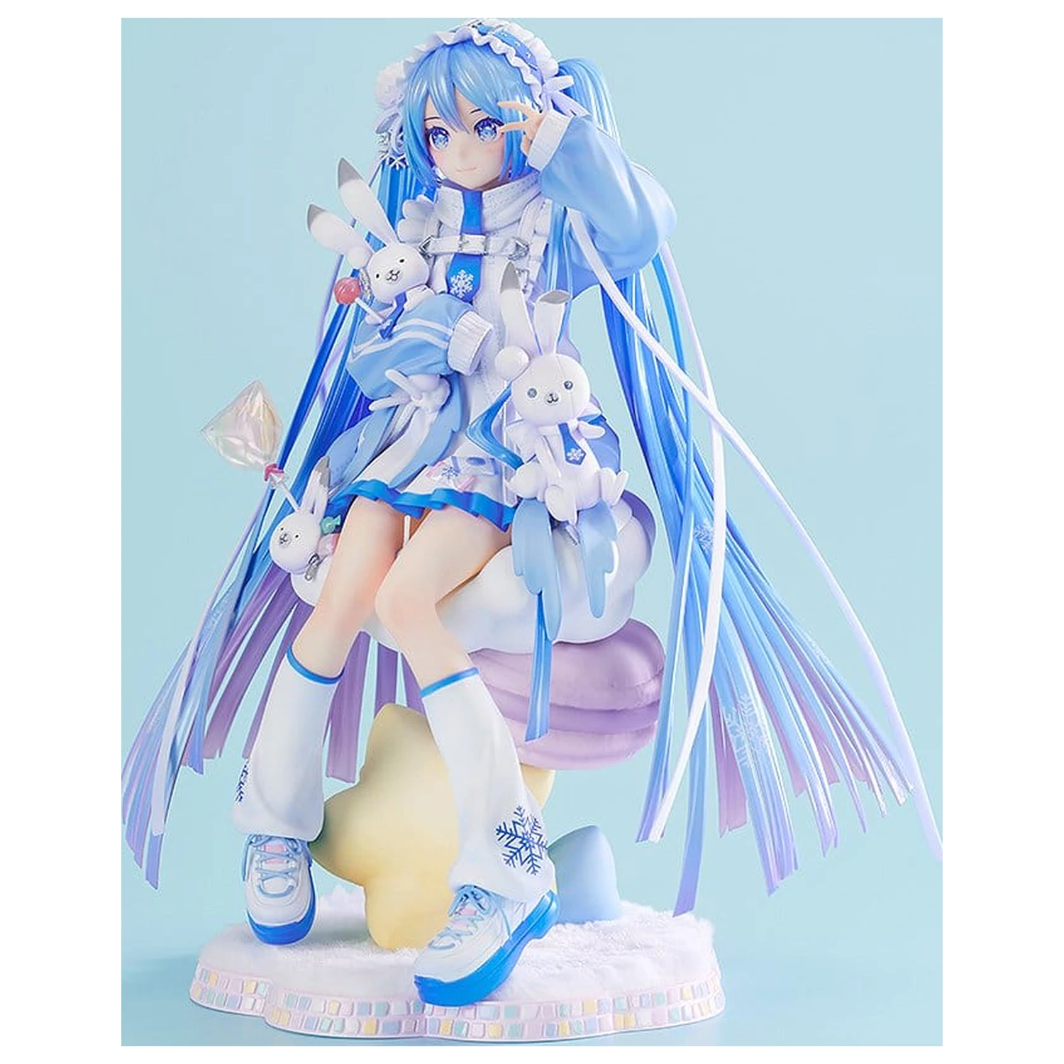 Character Vocal Series 01: Hatsune Miku PVC Statue 1/7 Snow Miku: Yukiiro Pop Ver. 24 cm Produktfoto