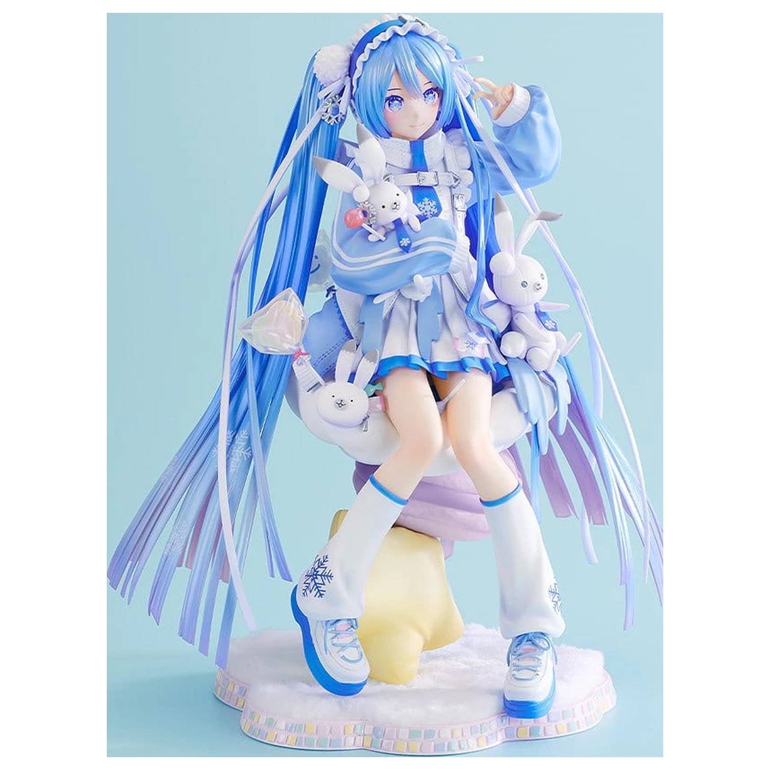 Character Vocal Series 01: Hatsune Miku PVC Statue 1/7 Snow Miku: Yukiiro Pop Ver. 24 cm Produktfoto
