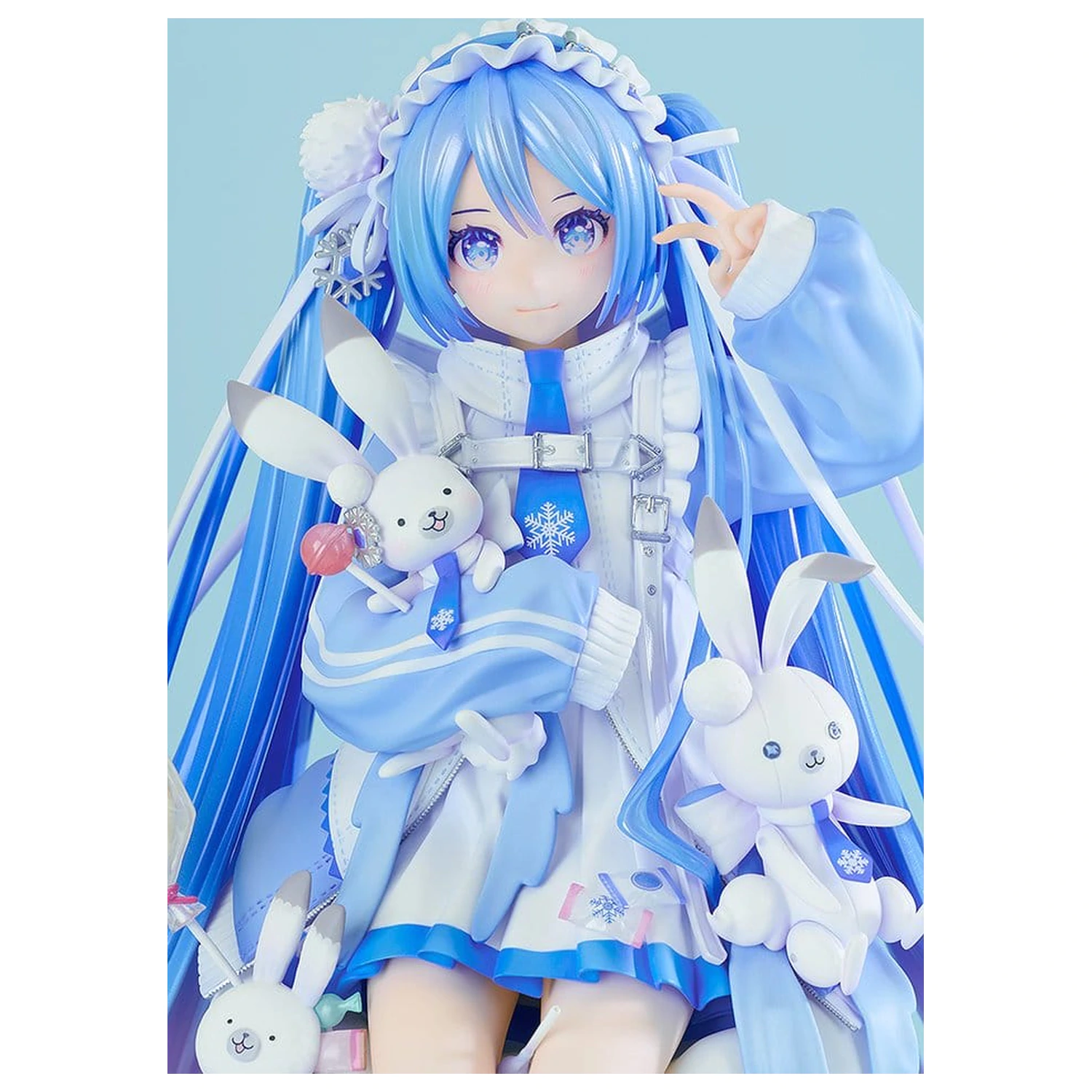 Character Vocal Series 01: Hatsune Miku PVC Statue 1/7 Snow Miku: Yukiiro Pop Ver. 24 cm Produktfoto