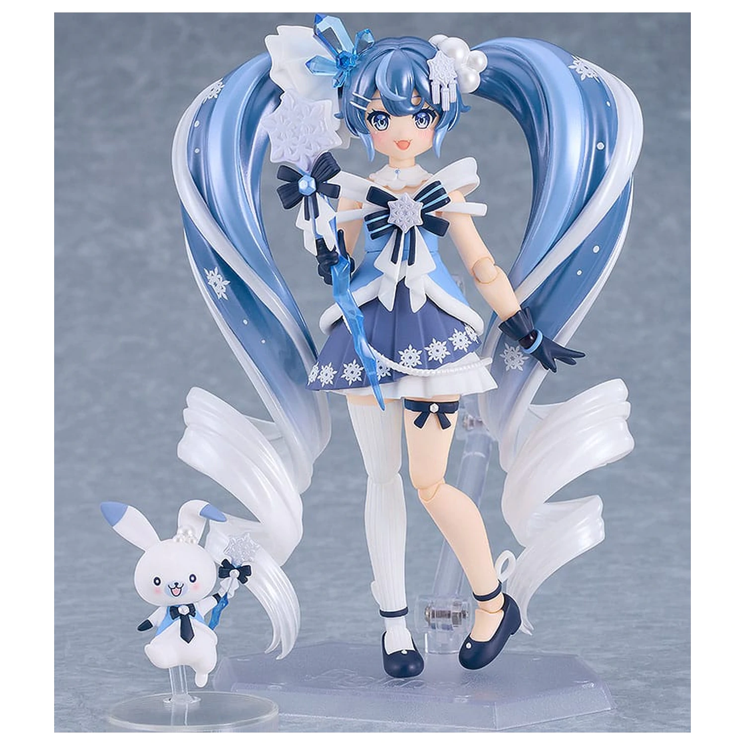 Character Vocal Series 01: Hatsune Miku Figma Actionfigur Snow Miku: Crystal Snow Ver. 13 cm Produktfoto