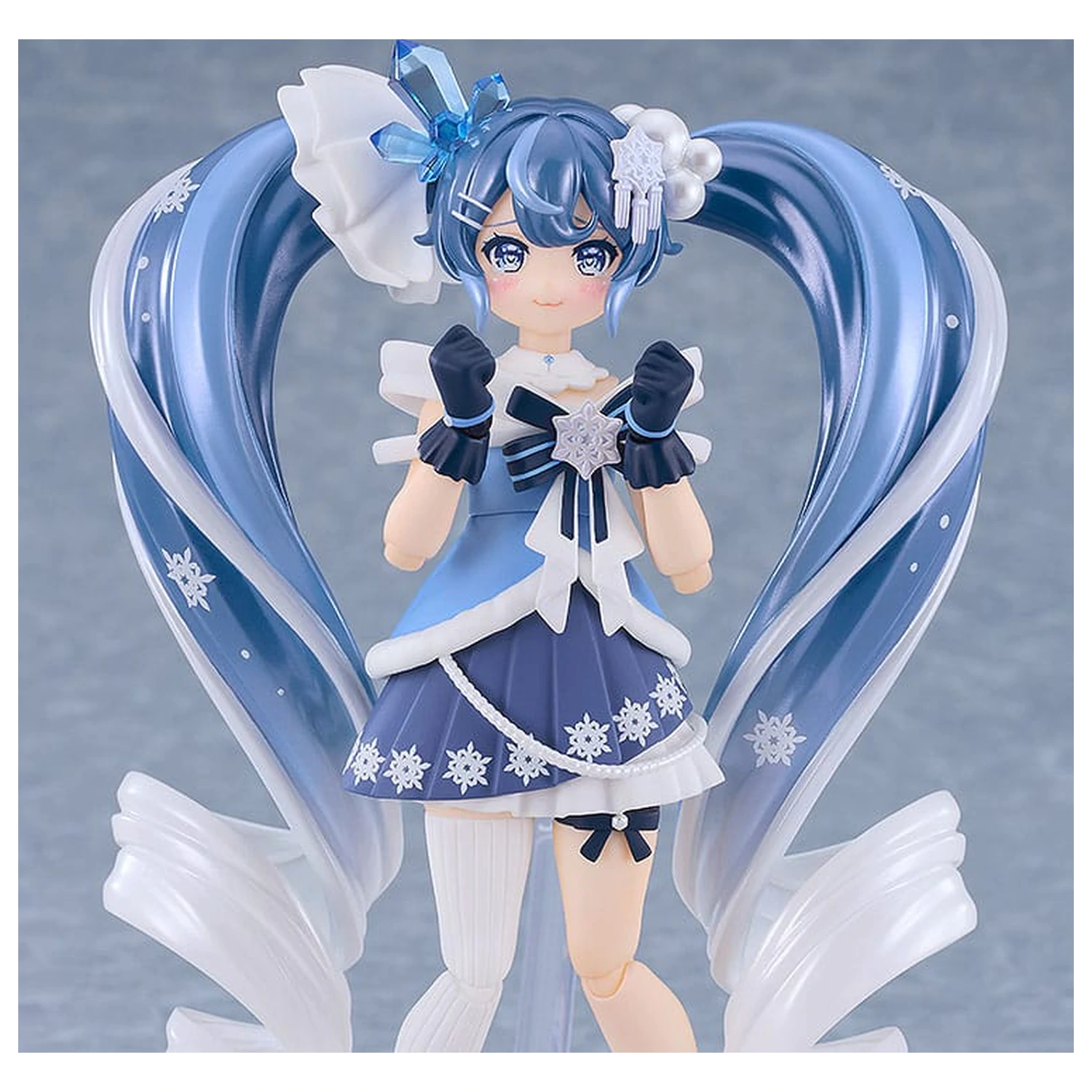 Character Vocal Series 01: Hatsune Miku Figma Actionfigur Snow Miku: Crystal Snow Ver. 13 cm Produktfoto