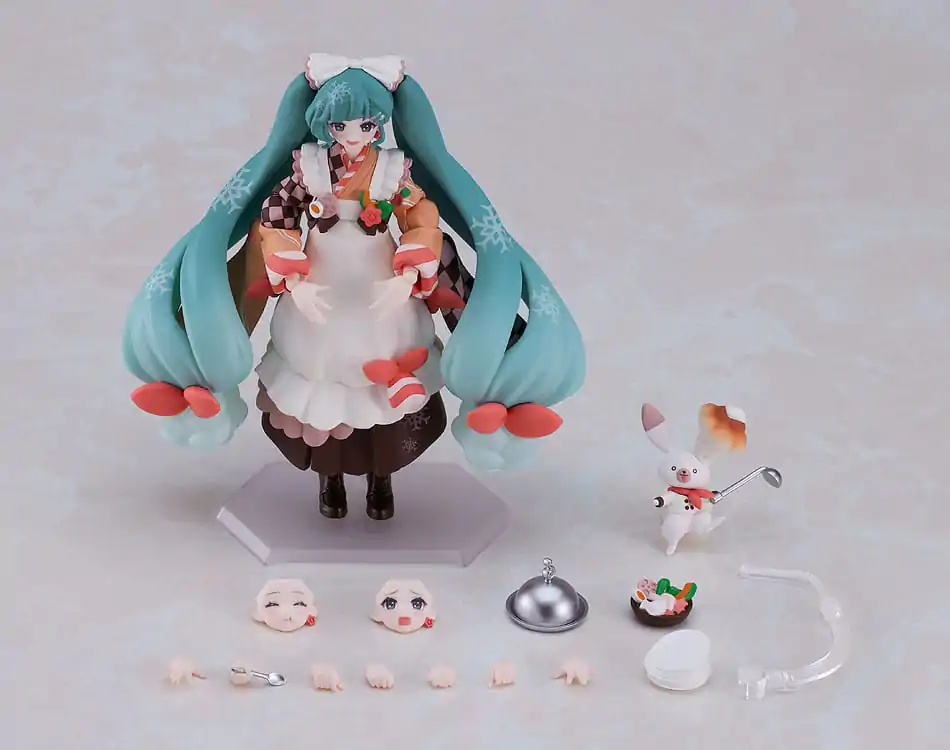 Character Vocal Series 01: Hatsune Miku Figma Actionfigur Snow Miku: Winter Delicacy Ver. 14 cm termékfotó