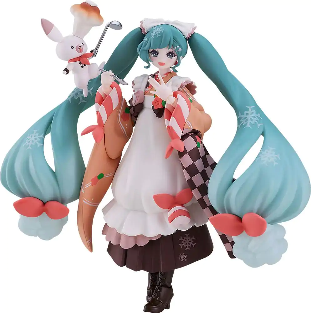 Character Vocal Series 01: Hatsune Miku Figma Actionfigur Snow Miku: Winter Delicacy Ver. 14 cm termékfotó