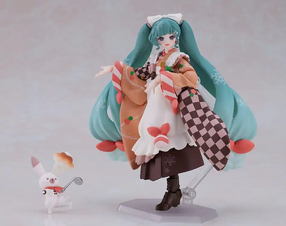 Character Vocal Series 01: Hatsune Miku Figma Actionfigur Snow Miku: Winter Delicacy Ver. 14 cm termékfotó