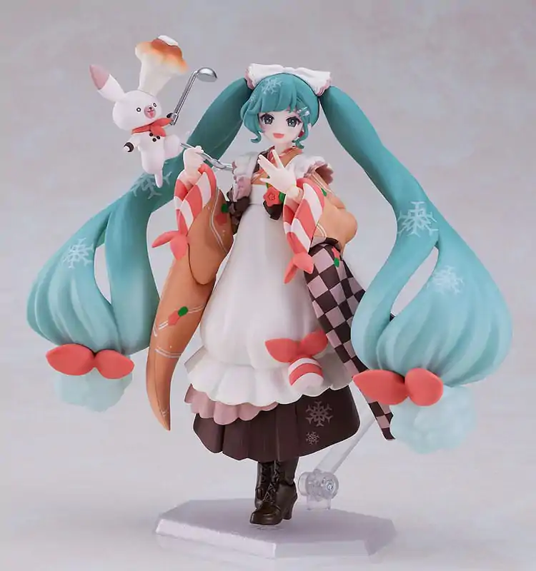 Character Vocal Series 01: Hatsune Miku Figma Actionfigur Snow Miku: Winter Delicacy Ver. 14 cm termékfotó