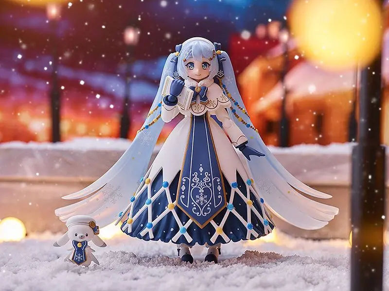 Character Vocal Series 01: Hatsune Miku Figma Actionfigur Snow Miku: Glowing Snow Ver. 14 cm Produktfoto