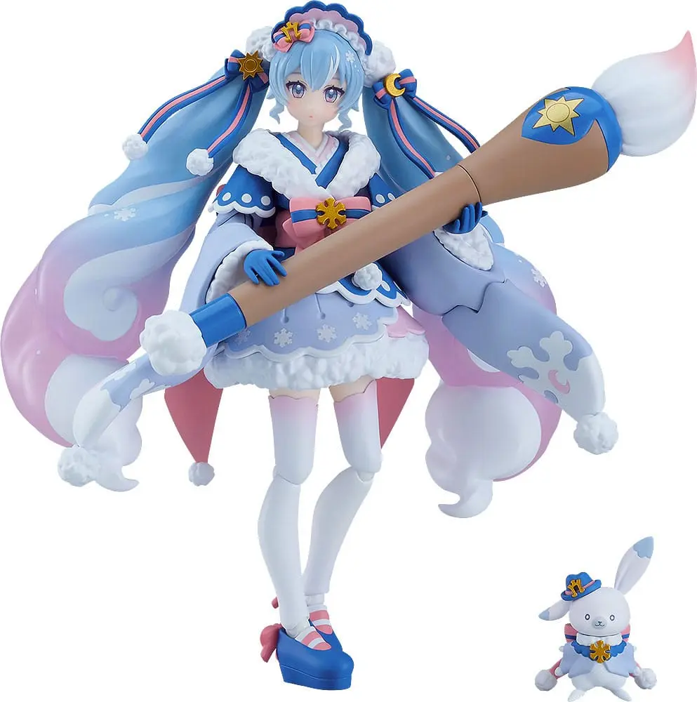 Character Vocal Series 01: Hatsune Miku Figma Actionfigur Snow Miku: Serene Winter Ver. 13 cm termékfotó