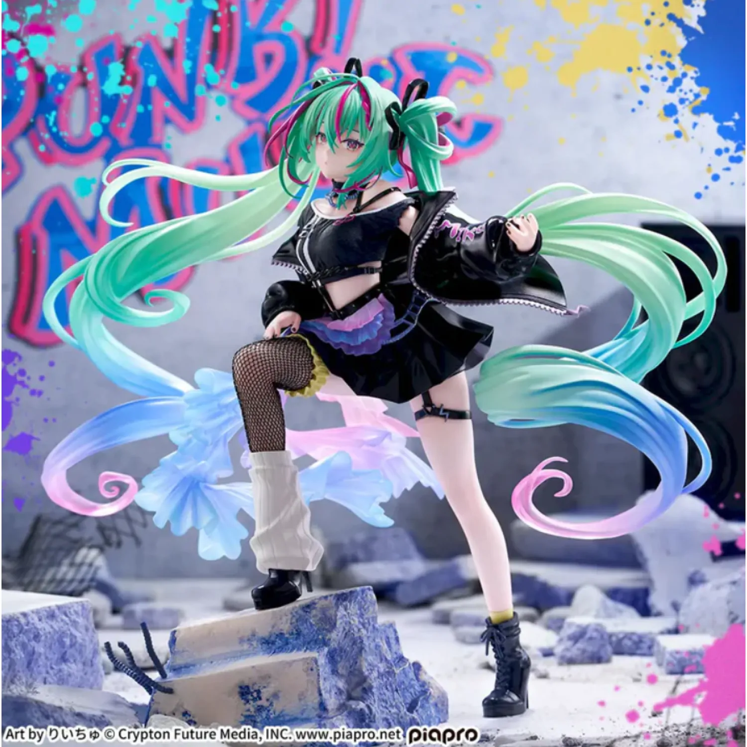 Character Vocal Series 01: Hatsune Miku FIGURIZMa PVC Statue Hatsune Miku Punk! 23 cm Produktfoto