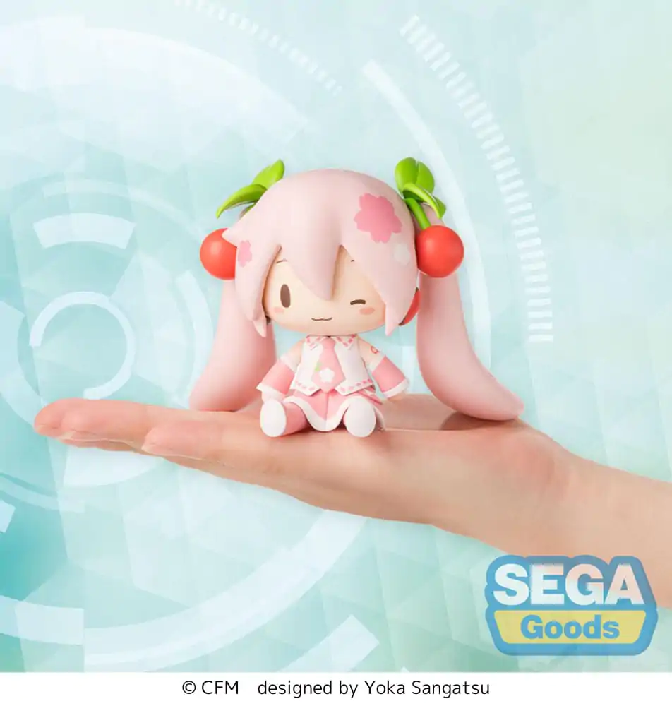 Character Vocal Series 01: Hatsune Miku Fuwa Petit Chibi Figur Sakura Miku 8 cm Produktfoto