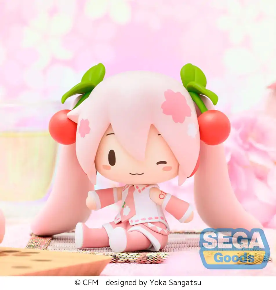 Character Vocal Series 01: Hatsune Miku Fuwa Petit Chibi Figur Sakura Miku 8 cm Produktfoto