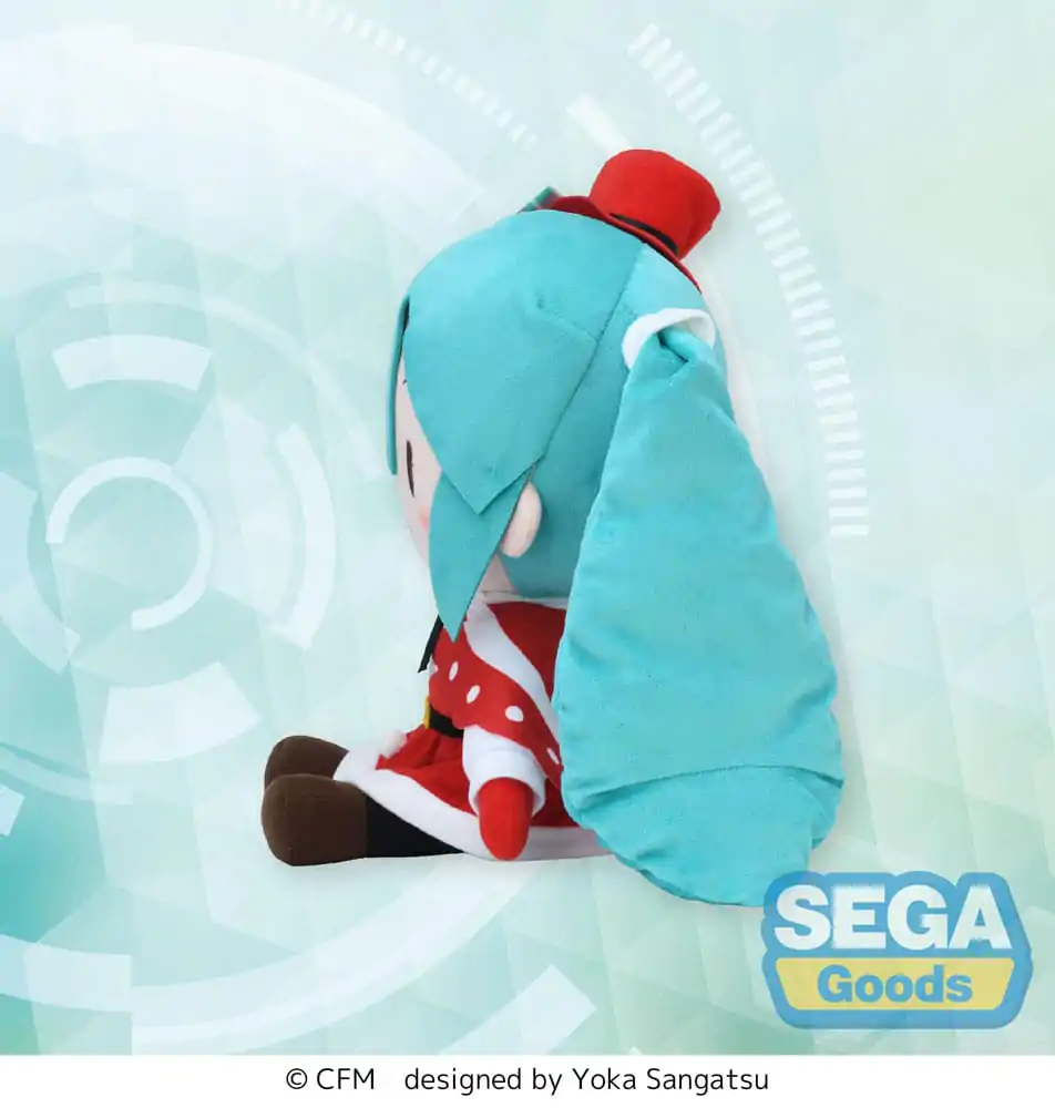 Character Vocal Series 01: Hatsune Miku Fuwa Petit Plüschfigur Hatsune Miku Christmas LL 35 cm Produktfoto