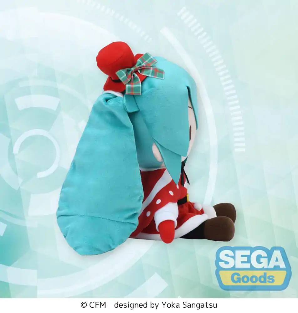 Character Vocal Series 01: Hatsune Miku Fuwa Petit Plüschfigur Hatsune Miku Christmas LL 35 cm Produktfoto