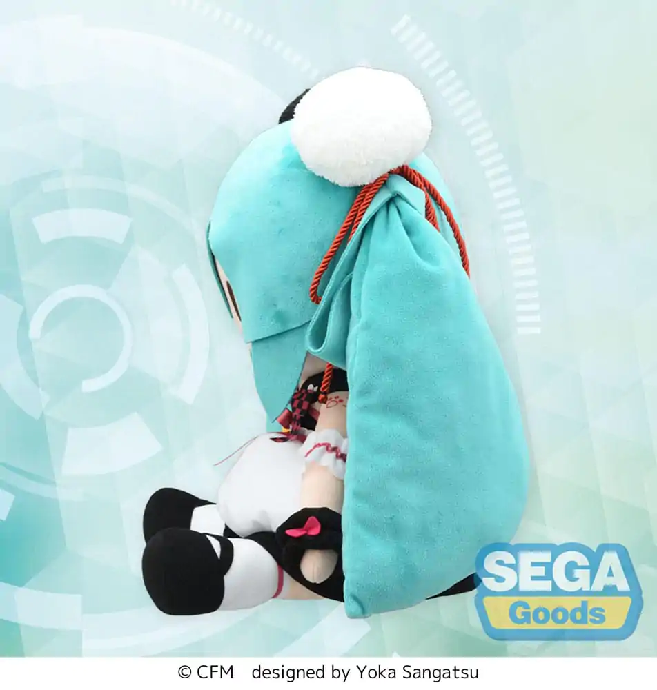 Character Vocal Series 01: Hatsune Miku Fuwa Petit Plüschfigur Hatsune Miku Panda Bun LL 40 cm Produktfoto