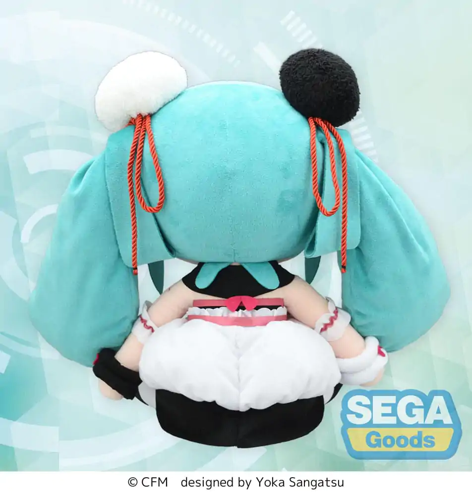 Character Vocal Series 01: Hatsune Miku Fuwa Petit Plüschfigur Hatsune Miku Panda Bun LL 40 cm Produktfoto