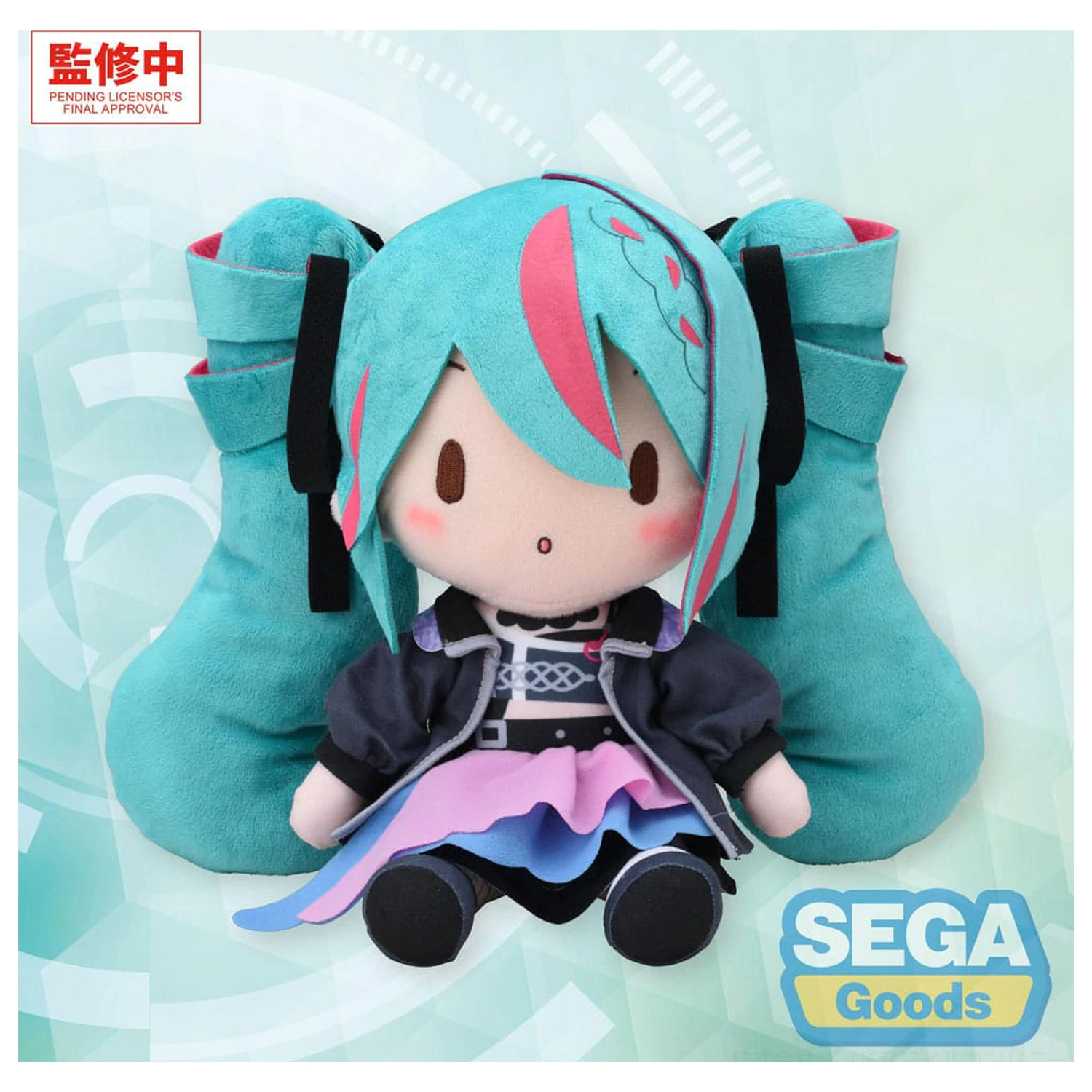 Character Vocal Series 01: Hatsune Miku Fuwa Petit Plüsch Figur Hatsune Miku Punk! M 22 cm Produktfoto