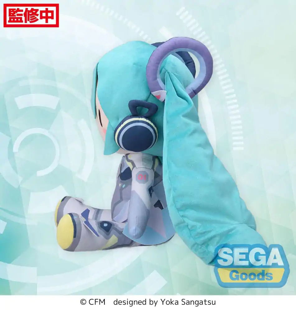 Character Vocal Series 01: Hatsune Miku Fuwa Petit Plüschfigur Hatsune Miku Miku with You 2024 Ver. LL 40 cm Produktfoto