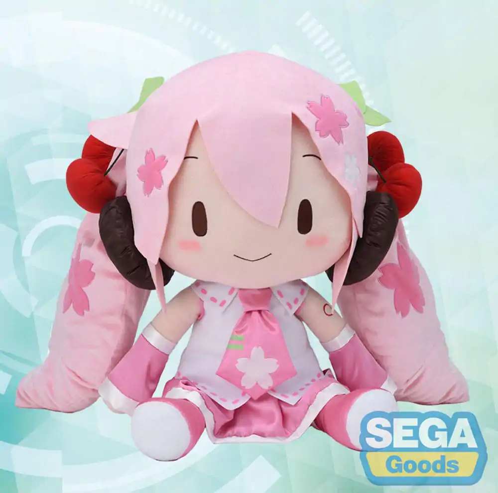 Character Vocal Series 01: Hatsune Miku Fuwa Petit Stofftier Figur Sakura Miku Dodeka Jumbo 50 cm Produktfoto
