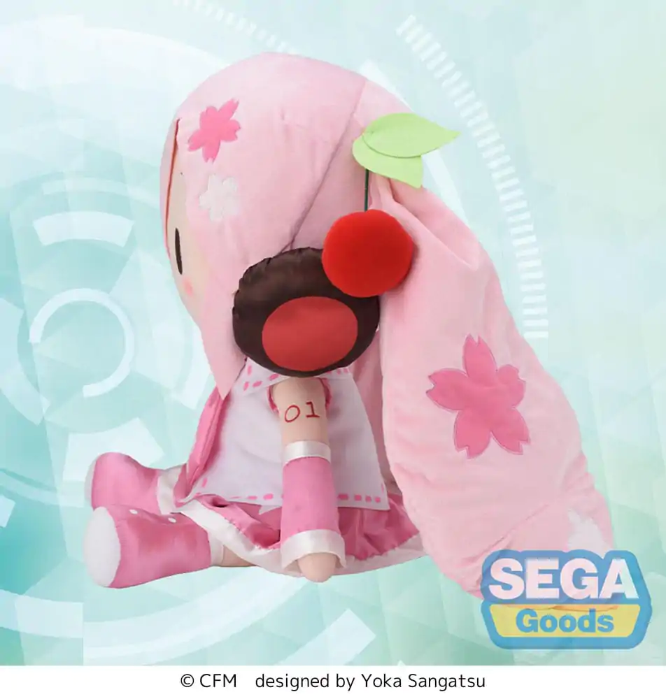 Character Vocal Series 01: Hatsune Miku Fuwa Petit Stofftier Figur Sakura Miku Dodeka Jumbo 50 cm Produktfoto