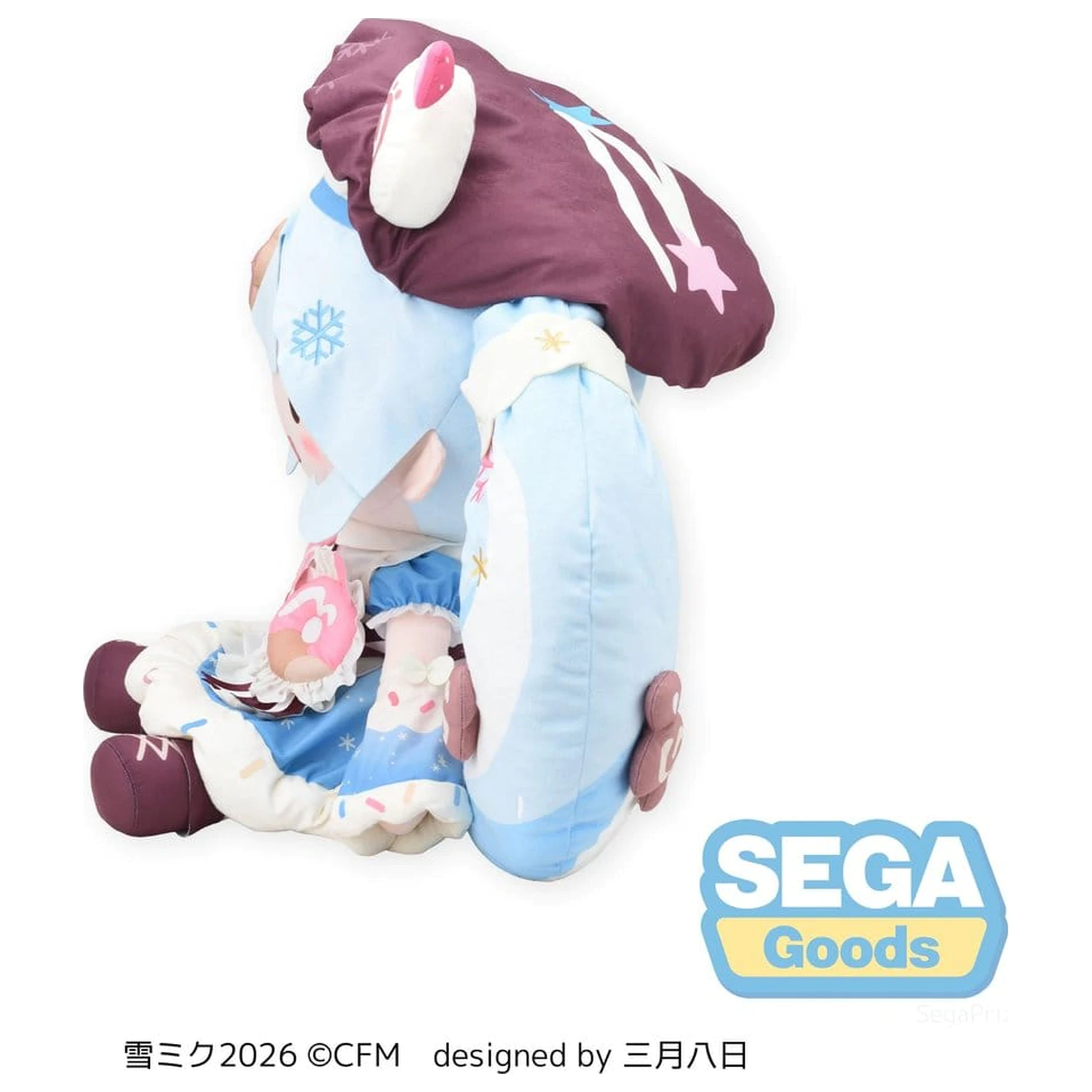 Character Vocal Series 01: Hatsune Miku Fuwa Petit Plüsch Figur Snow Miku 2026 Dodeka Jumbo 50 cm Produktfoto