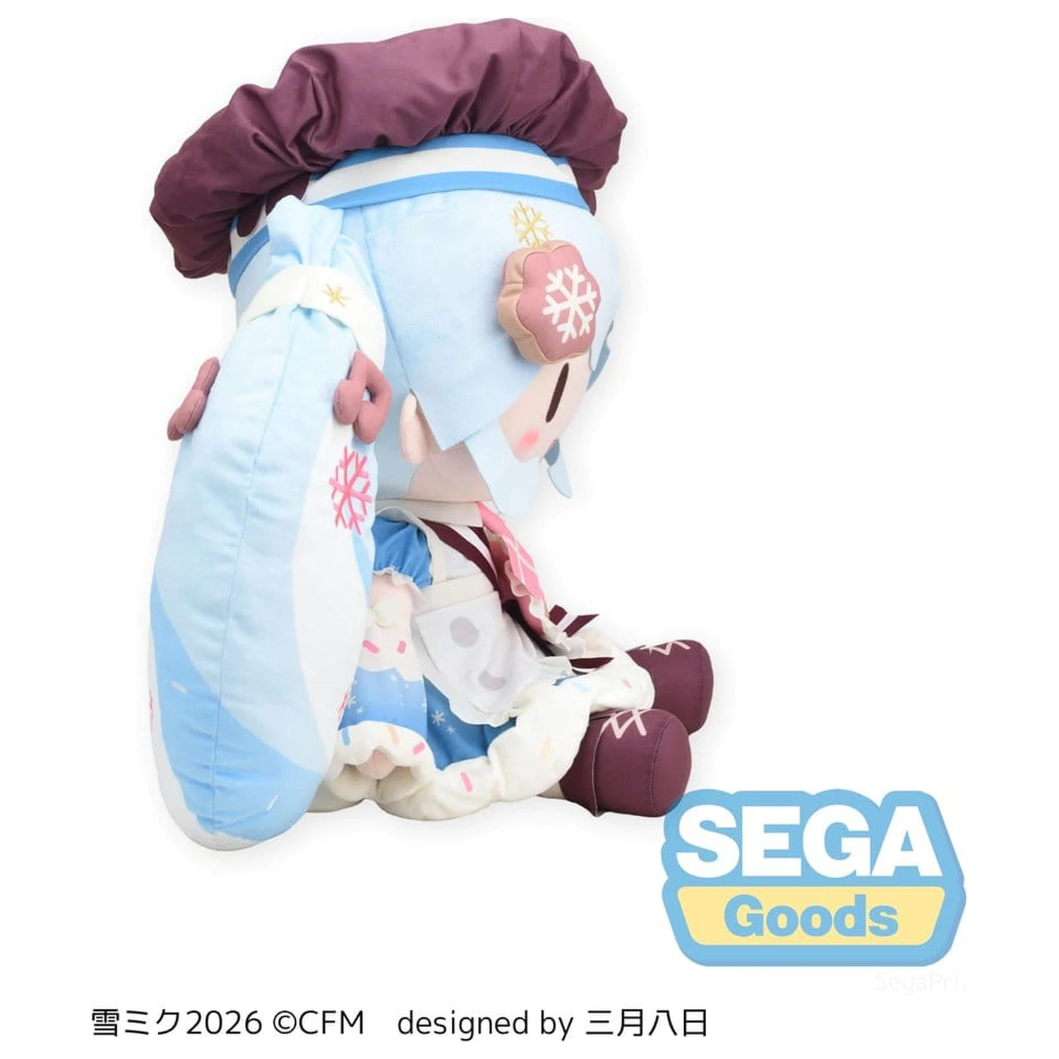 Character Vocal Series 01: Hatsune Miku Fuwa Petit Plüsch Figur Snow Miku 2026 Dodeka Jumbo 50 cm Produktfoto
