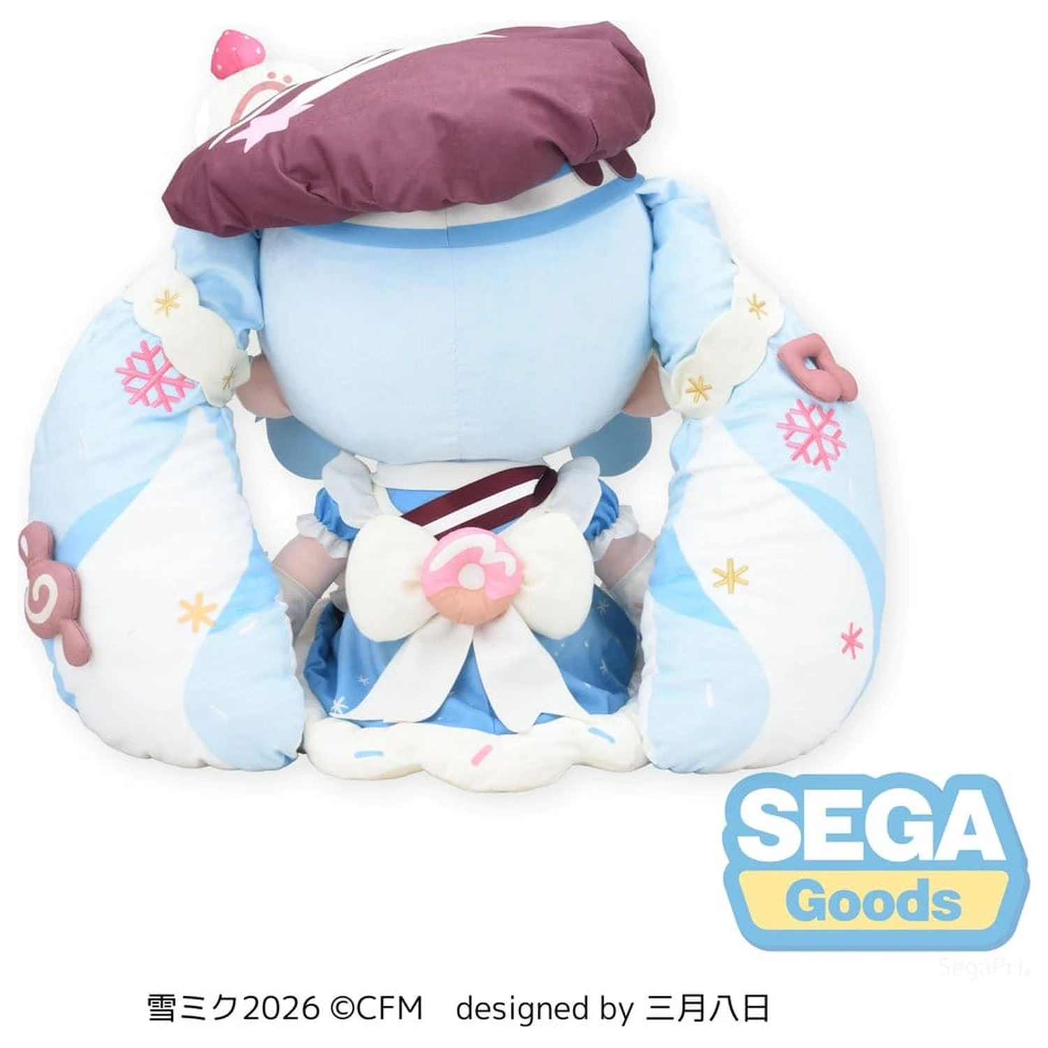 Character Vocal Series 01: Hatsune Miku Fuwa Petit Plüsch Figur Snow Miku 2026 Dodeka Jumbo 50 cm Produktfoto