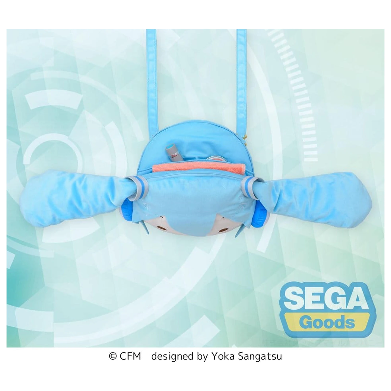 Character Vocal Series 01: Hatsune Miku Fuwa Petit Umhängetasche Snow Miku Produktfoto