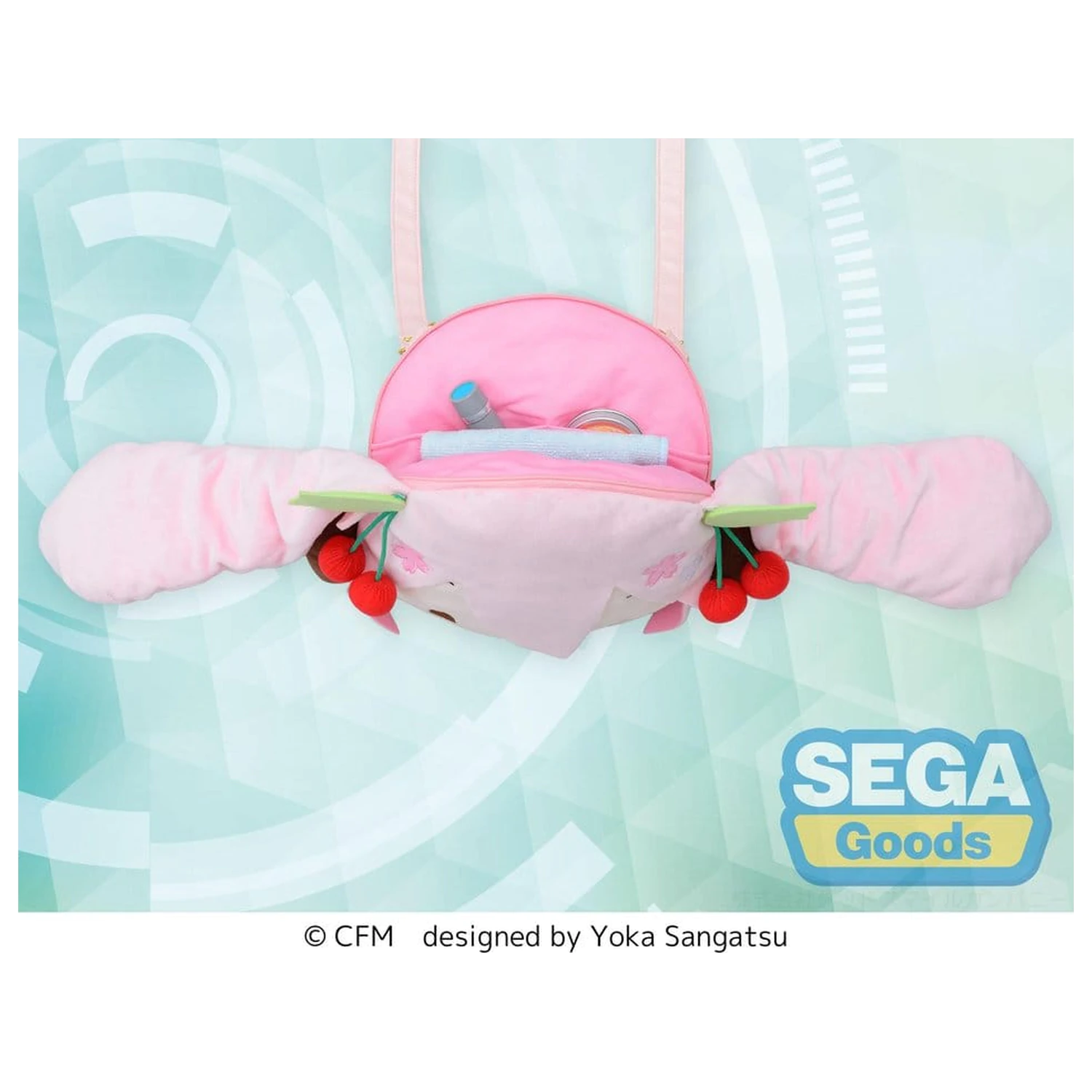 Character Vocal Series 01: Hatsune Miku fuwa petit Umhängetasche Sakura Miku Face (M) Produktfoto