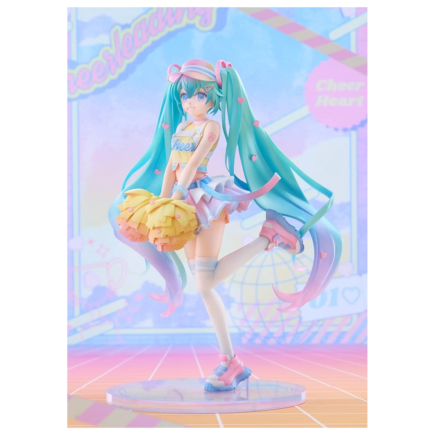 Character Vocal Series 01: Hatsune Miku G.S. Collection PVC Figur 1/7 Hatsune Miku Cheerleading Ver. 25 cm Produktfoto