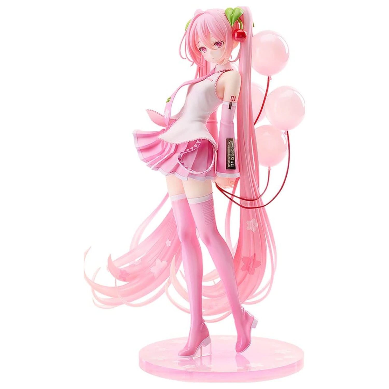 Character Vocal Series 01: Hatsune Miku G.S. Collection [SC] PVC Figur 1/7 Sakura Miku: GSC Illustration Contest Ver. 26 cm Produktfoto