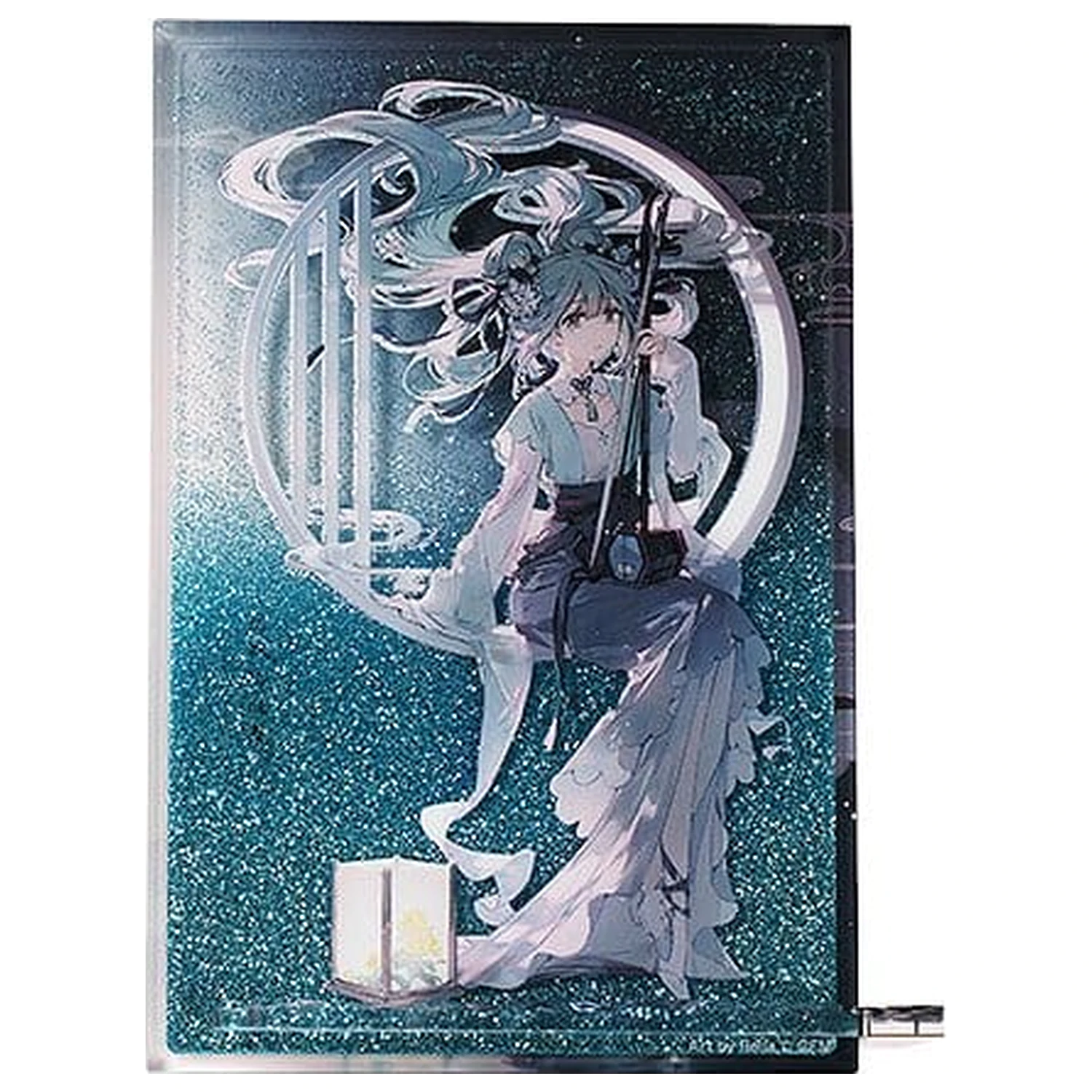 Character Vocal Series 01: Hatsune Miku Glitter Acrylblock Hatsune Miku Han Gong Qiu Yue Ver. 15 cm Produktfoto