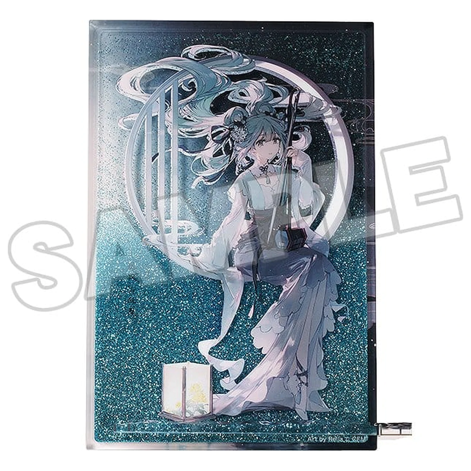 Character Vocal Series 01: Hatsune Miku Glitter Acrylblock Hatsune Miku Han Gong Qiu Yue Ver. 15 cm Produktfoto