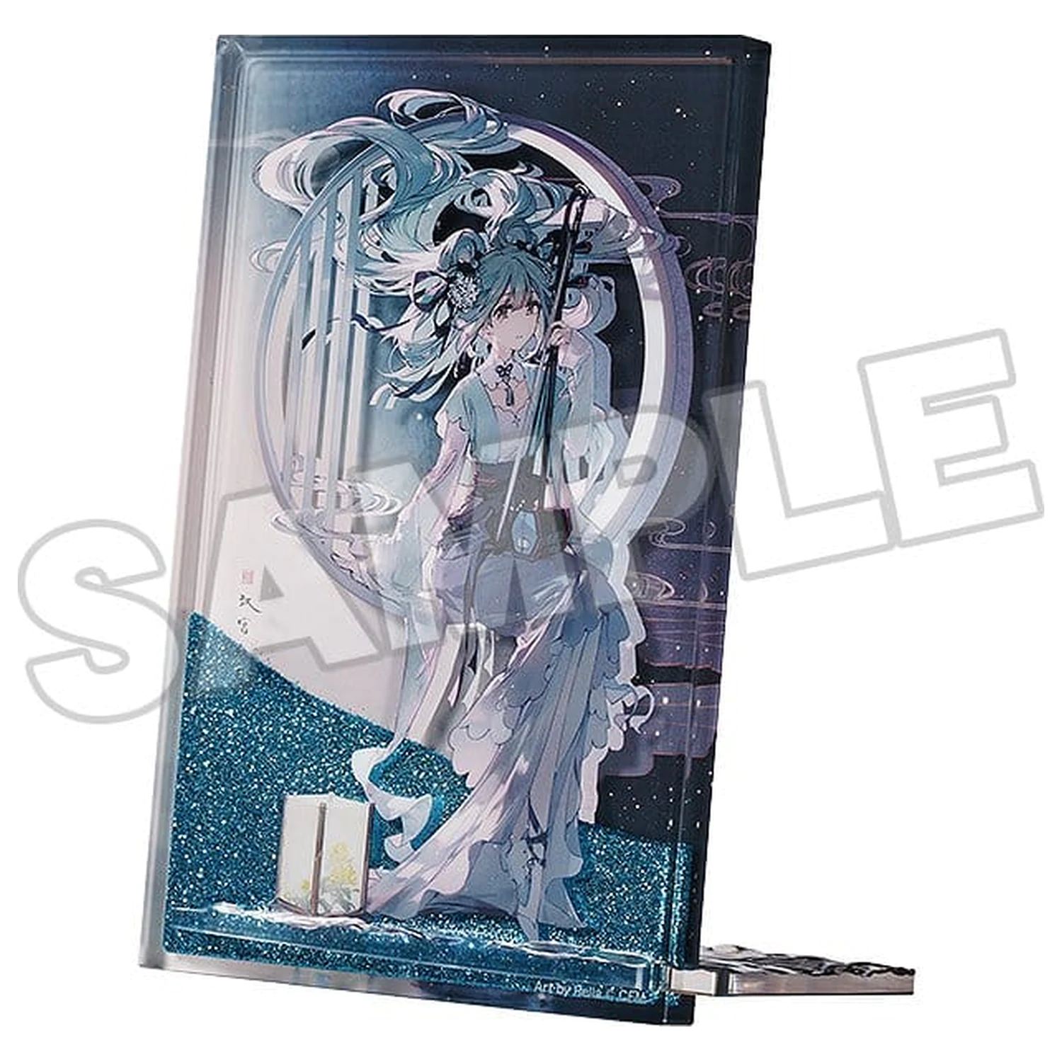 Character Vocal Series 01: Hatsune Miku Glitter Acrylblock Hatsune Miku Han Gong Qiu Yue Ver. 15 cm Produktfoto