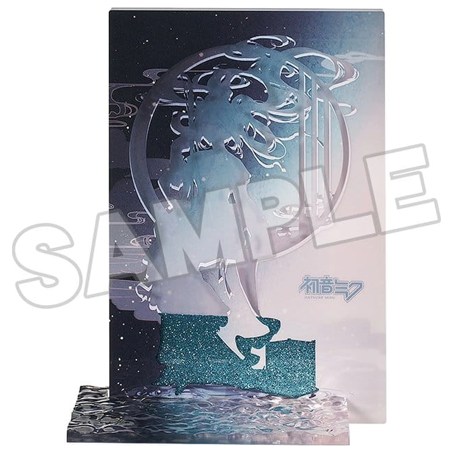 Character Vocal Series 01: Hatsune Miku Glitter Acrylblock Hatsune Miku Han Gong Qiu Yue Ver. 15 cm Produktfoto