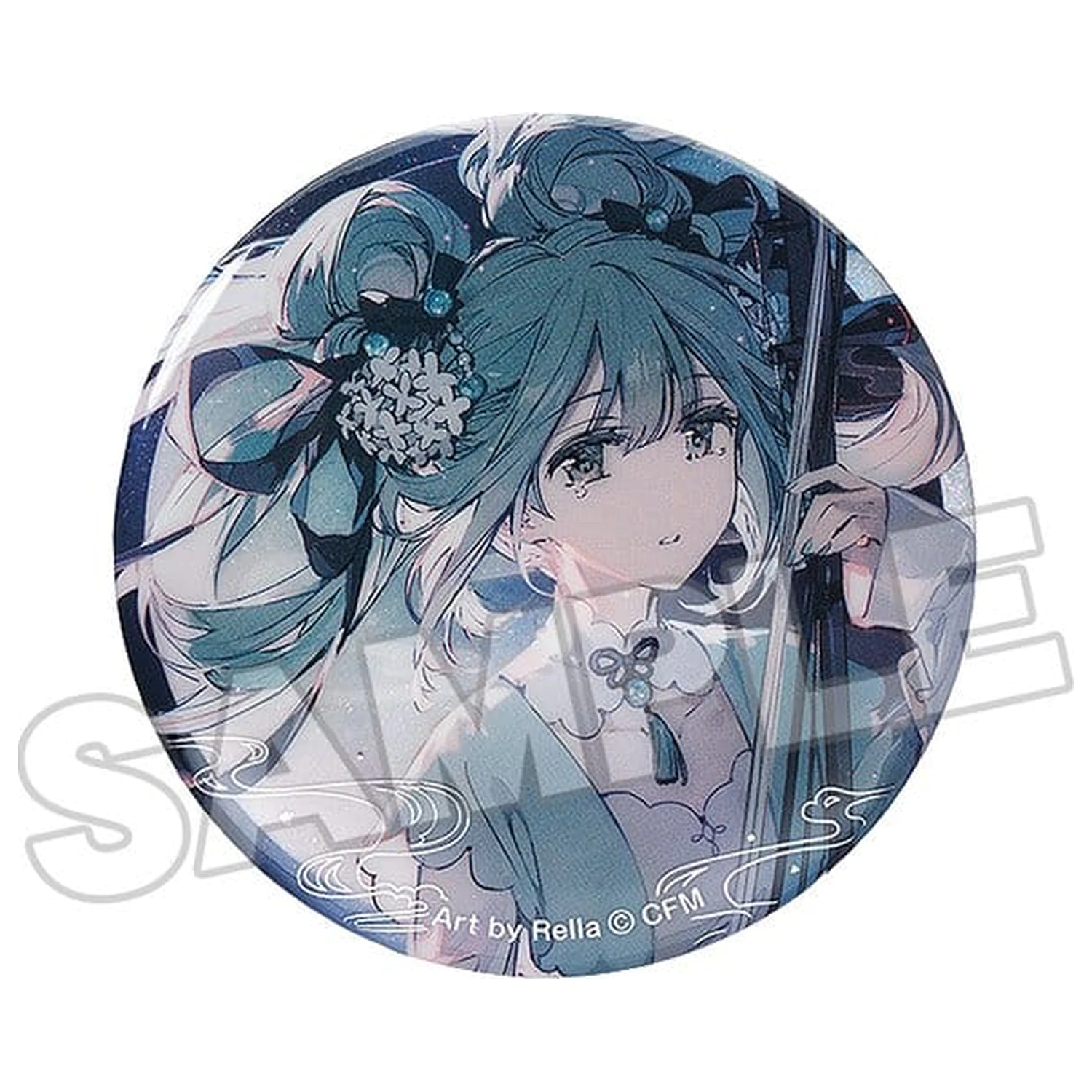 Character Vocal Series 01: Hatsune Miku Pinback Button Hatsune Miku Han Gong Qiu Yue Ver. 6 cm Produktfoto