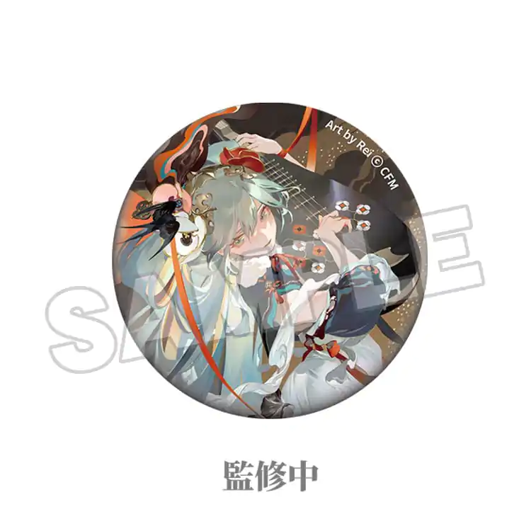 Character Vocal Series 01: Hatsune Miku Ansteck-Button Hatsune Miku Shimian Maifu Ver. 5 cm termékfotó